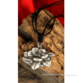 Novel Style Wooden with Silver Pendant Decorations